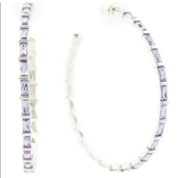 NWT  Never Worn Kendra Scott Thora Earrings in Lilac/Silver - Picture 1 of 6